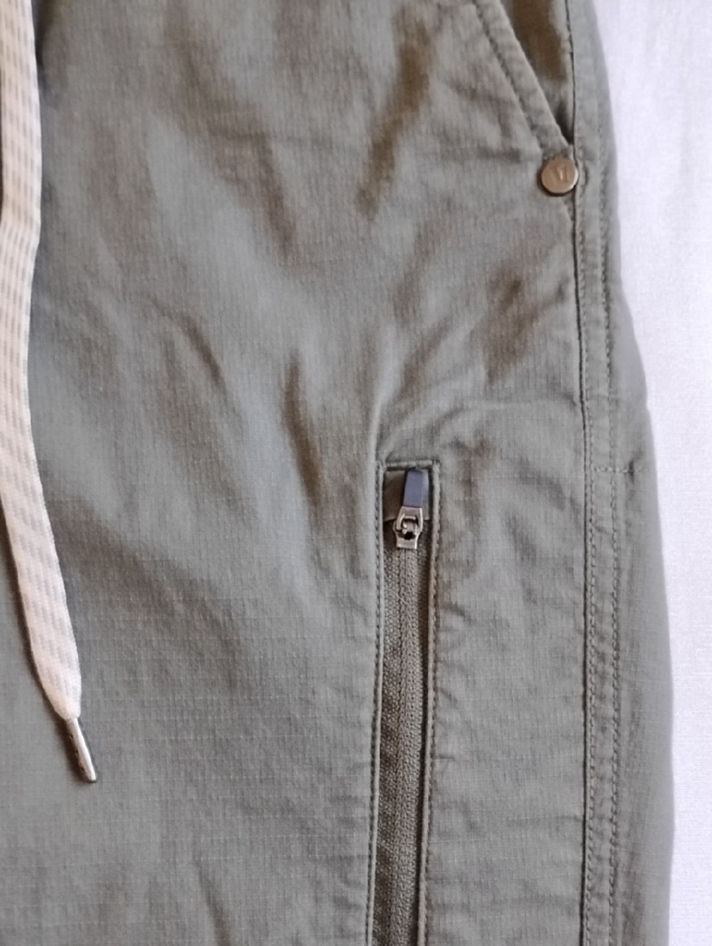 Vuori Women's Cotton Ripstop Pants XS Army Green - Picture 8 of 10